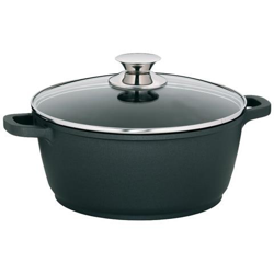 Kerros-casseruola Con Coperchio, In Alluminio, Colore: Nero, 24 Cm características