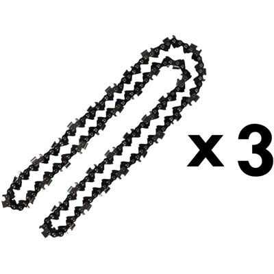 Set di 3 catene 76 maglie per motosega