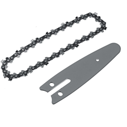 Mohoo - Barra di guida per motosega da 4 pollici Catena da 4 pollici 65 Mn 28E 14T (bianco, gruppo guida catena di tipo A) precio