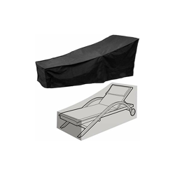 LQKYWNA Copertura per Lettino da Giardino Impermeabile in Rattan, Copertura per Lettini da Giardino in Tessuto Oxford Resistente, 210 X 75 X 40/80 Cm en oferta