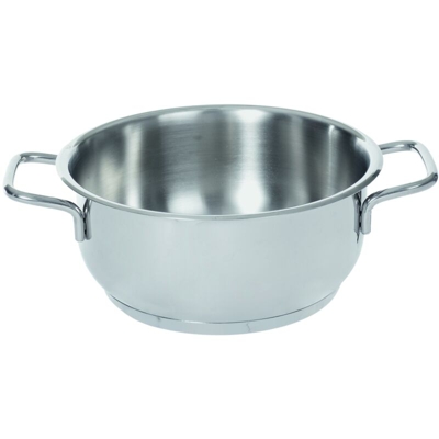 Casseruola Chic 24 Cm 2 Manici Acciaio Inox