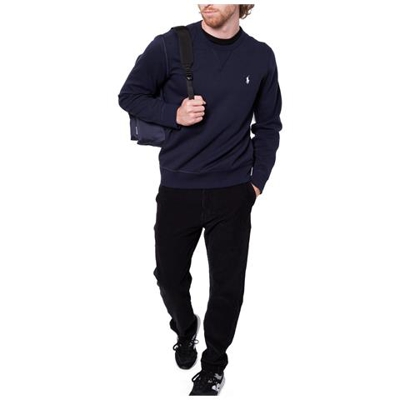 Felpa Uomo A Maglia Doppia Con Logo