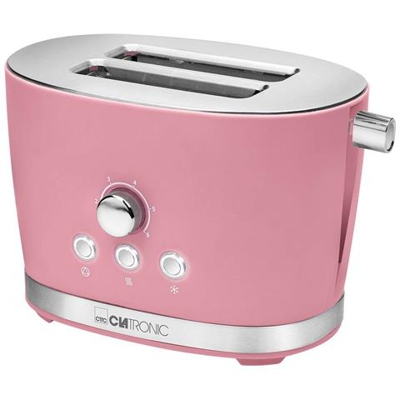 Tostapane Rock'n'Retro TA 3690 a 2 Fette Potenza 850 W Colore Rosa