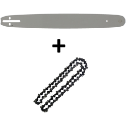 Barra guida da 18 pollici (45 cm) con catena a 72 maglie per motosega en oferta
