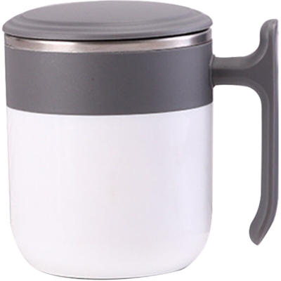 Tazza autoagitante da 300 ml con coperchio Tazza da caffe a induzione termica Tazza da caffe elettrica in acciaio inox automiscelante per caffe Latte