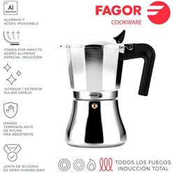 Caffettiera cupy 9t alluminio 3004 - Fagor en oferta