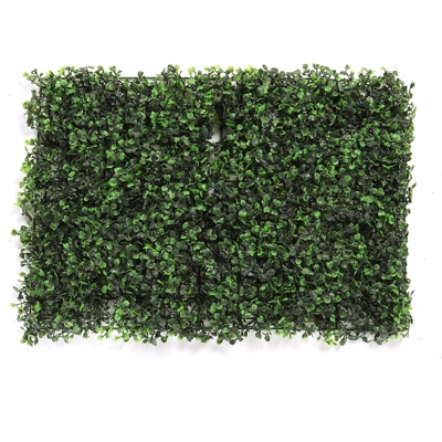 Mohoo - 60 * 40 cm Prato artificiale Erba spessa Siepe di piante Giardino verticale finto Tappetino da parete verde Nessuna recinzione tagliata con