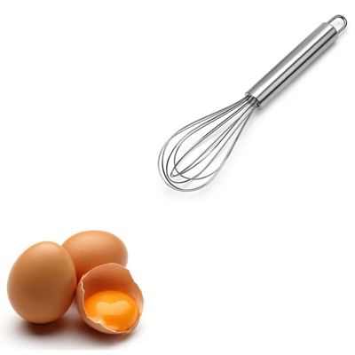 Frullino per uova da 8 pollici per uso domestico Frullatore per dolci manuale per uso domestico Latte per uova Frullino per uova da cucina per