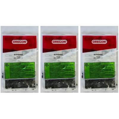 Set di 3 catene OREGON 45 maglie - Riferimento: 91PX045X