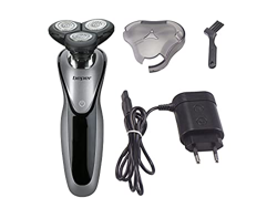 BEPER P304BAR001 Rasoio Elettrico Ricaricabile,3 Testine Acciaio Inossidabile, Corpo lame apribile, Grado protezione all'acqua IPX6, Incluso Adattator características
