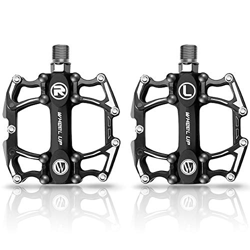 alouweekuky Pedali da Bicicletta - Pedali Bici in Alluminio Ultra Leggero Antiscivolo per Bici da Strada 9/16"per Mountain Bike BMX Accessori da Strad en oferta