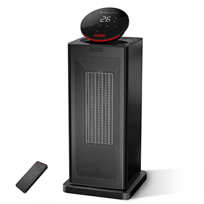 CEFNOON Termoventilatore Ceramico 2000W -Tecnologia Ceramica a Basso Consumo Energetico - Verticale Oscillazione interna termoventilatore da bagno con