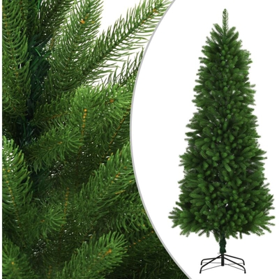 vidaXL Albero di Natale Artificiale con Aghi Realistici Verde 240 cm - Verde