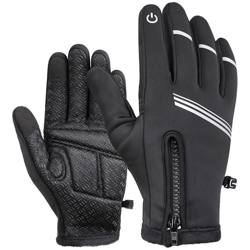 Guanti invernali Guanti da ciclismo antivento Guanti da ciclismo con dita intere Guanti da ciclismo touch screen Guanti da sci per snowboard en oferta