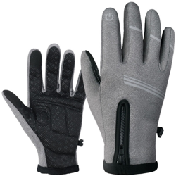 Guanti invernali Guanti da ciclismo antivento Guanti da ciclismo con dita intere Guanti da ciclismo touch screen Guanti da sci per snowboard en oferta