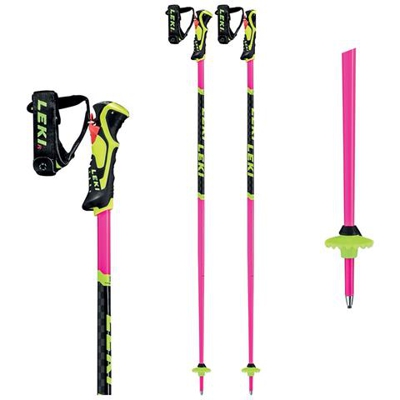Bastoni Sci Wcr Lite Sl 3d - Pink Junior - 2020 | 21 - Pink-neon Yellow-black Cm 100
