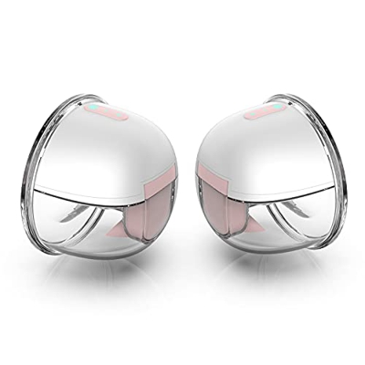Putybudy Tiralatte Elettrico Indossabile a Mani libere Invisibile Silenzioso 3 Modalità 9 Livelli di Aspirazione 150 ML di Grande Capacità con Borsa T