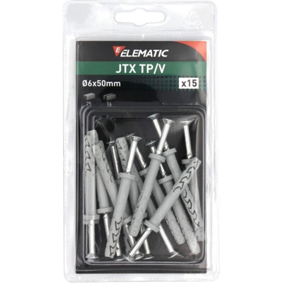 Elematic Blister Tasselli Jtx Tp/V 6X50 (Pz.15) (1 Cf)