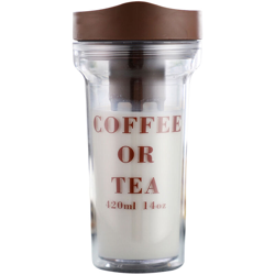 Cold Brew Cup Macchina da caffe portatile Cold Brew Coffee Te Bottiglia ermetica Tazza di caffe ghiacciato con coperchio Filtro in acciaio características