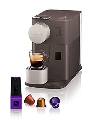 Nespresso Lattissima One EN500.BW Macchina per Caffè Espresso, Colore Marrone