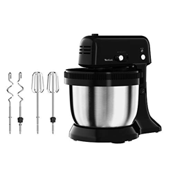 Tefal QB1108 Oh My Cake Robot da cucina | 300 Watt | Frullatore satellitare | Ciotola in acciaio inox 4L | Dimensioni compatte | 5 velocità | incl. 2  en oferta