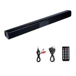 LUTILUVA | Mini Soundbar Bluetooth 5.0 Wireless, Dolby Surround 20W con Batteria 2000 mA Ottico/AUX/USB/3 per Film TV PC Tablet características