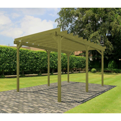 Carport Pergola in Legno 3x5 Gazebo da Giardino Tettoia Pergolato Garage Auto características