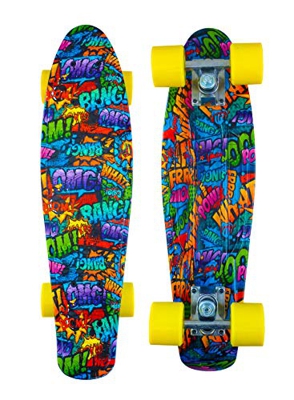 Sport1-Kolor Skateboard, Multicolore, 57 EU, 707100066