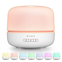 tronisky Diffusore di Oli Essenziali, Diffusore di Aromi 300ml Umidificatore Ultrasuoni con Timer, Senza BPA Umidificatore con 7 Diverse Luci Mutevoli precio