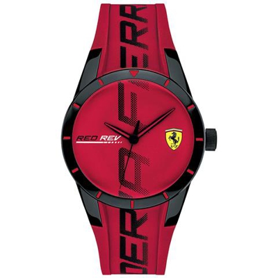 Orologio Solo Tempo Uomo Scuderia Ferrari Red Rev S Fer0840026