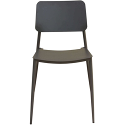 Poltrona Sedia In Metallo Impilabile In Ferro Per Esterno Giardino, Portico, Ristorante, Gelateria Bar Hotel Albergo Colore Taupe precio