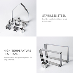 10 pezzi di Natale casa di pan di zenzero tagliapasta set di stampi formine per biscotti biscotti tagliapasta per fondente ciambelle festa dessert precio