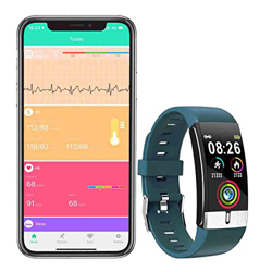 ECG e Orologio da Polso cardiofrequenzimetro PPG Orologio da Fitness per attività Fisica Fitness Tracker Step Counter Smart Braccialetto Schermo a Col precio