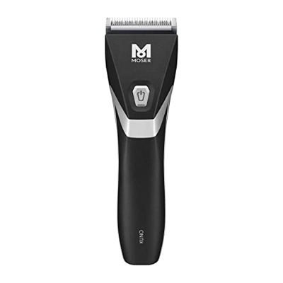 MOSER KUNO Tagliacapelli Professionale Premium a batteria che può essere usato anche a cavo. Incluse 2 testine e 6 rialzi magnetici.