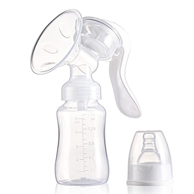 Tiralatte Manuale Momcozy, Tiralatte Portatile Per La Raccolta Del Latte Materno, Aspirapolvere Facile Da Controllare e Può Essere Utilizzato Come Bac