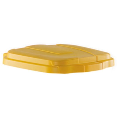 1 PZ Di COPERCHIO PER PATTUMIERA LT.100 GIALLO
