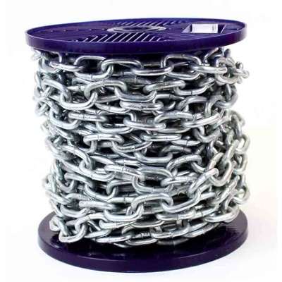 Catena di sicurezza genovese in ferro zincato saldata bobina 4 MM X 3 MT
