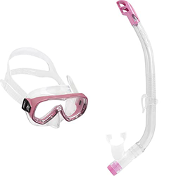 Cressi Piumetta Kid, Maschera Subacquea Unisex – Bambino, Trasparente/Rosa, 3-7 Anni & Top Snorkel, Tubo respiratore di ridotte Dimensioni per Donne/R precio