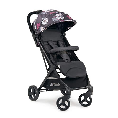 Hauck Passeggino Viaggio Sunny Leggero, Pieghevole con Una Mano, Super Compatto, Finestrina Ventilazione, 25 kg Portata, Posizione Nanna, Grande Cesto