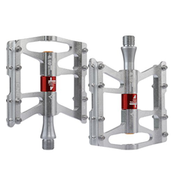 ROCKBROS Pedali Bici MTB in Alluminio 9/16” Universali 4 Cuscinetti Sigillati Anodizzazione CNC Antiscivolo Ultra-leggero características