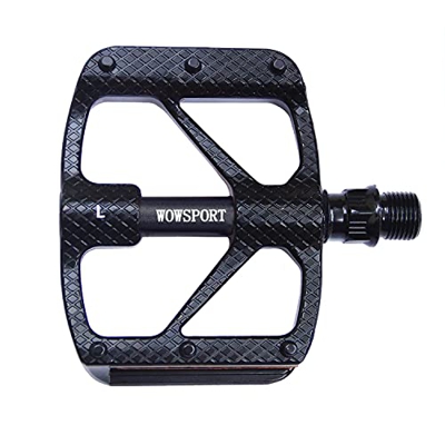 Mountain Bike Pedals Flat Aluminum Alloy 9/16" Cycling Pedal for BMX/MTB