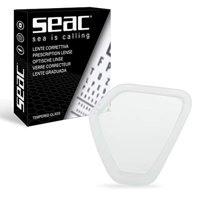 Seac, Lente Correttiva per Maschera Subacquea Eagle Unisex adulto, Trasparente, 4,0 D