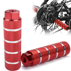 Wohlstand 2 Pezzi Pedane per Bicicletta Pedale BMX in Lega di Alluminio Picchetti Bike Pedane Cilindriche BMX Antiscivolo per Pedali Pedali Posteriori características