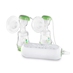 MAM Tiralatte 2in1 Doppio Elettrico e Manuale, contiene 1 Coppa di Silicone morbida, 2 Biberon Easy Start Anti-Colic 160ml con Tettarelle misura 1 (0+ características