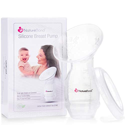 Tiralatte in silicone NatureBond Aspirazione manuale per risparmiare latte. Nuovo pacchetto base 2019 con copertina in una scatola regalo rigida. Senz en oferta