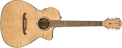 Fender FA-345CE - Chitarra acustica con corpo stile auditorium, con rosetta e tastiera, naturale
