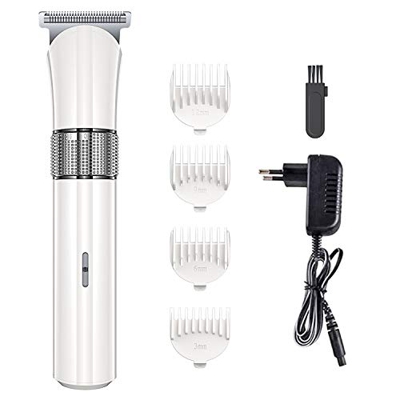 Cocoda Tagliacapelli Uomo, Rasoio Elettrico Uomo Capelli Ricaricabile, Regolabarba di Precisione Impermeabile con Indicatore a LED e 4 Pettini Guida p