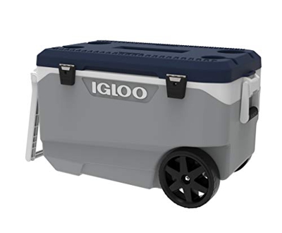 Igloo Maxcold Latitude 90 Roller Ghiacciaia con Rotelle, 85 Litri, Grigio