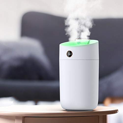 Galapare Umidificatore 3L, Umidificatore Bambini Portatile, Umidificatore silenzioso a luce notturna colorata, con display umidità, Doppio ugello, Dif en oferta