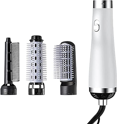 Spazzola ad aria calda 5 in 1 Styler e asciugacapelli con generatore di ioni e rivestimento in ceramica per donna Styling ad asciugatura rapida Arricc
